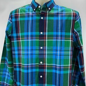 Club Room men’s plaid long sleeve shirt small